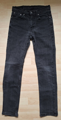 Schwarze Herren Levis Jeans 514 Größe 31/34