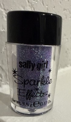 Sally Girl Sparkle Effects Loose Glitter LAVISH LAVENDER for makeup or nails WoW
