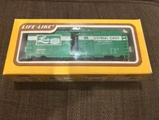 Green Linde Box Car Model Train 8475 S/D By Life-Like Products