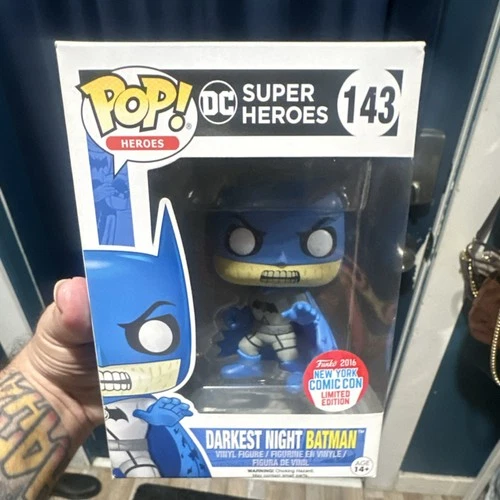 Funko Pop! Heroes Darkest Night Batman #143 DC 2016 NYCC Limited Edition