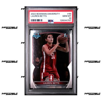2022-23 Bowman U Chrome - #49 Lauren Betts Rookie PSA 10 Bowman 1st