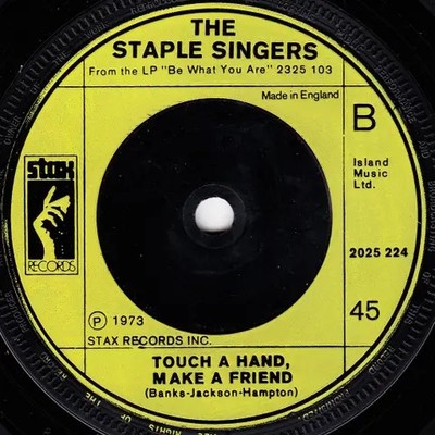 The Staple Singers If Youre Ready (Come Go With Me) / Touch A Hand, Make A Fr