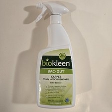 Biokleen Bac-Out Carpet Stain  Odor Remover Like Essence 32 Fl Oz Cleaner
