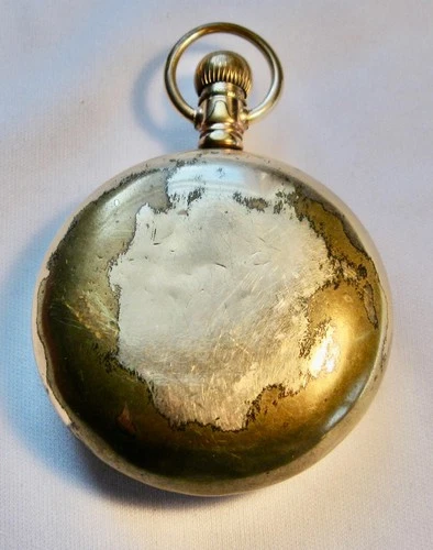 ANTIQUE ELGIN POCKET WATCH 18 SIZE FOR PARTS OR REPAIR NON-RUNNING