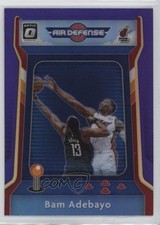 2020-21 Panini Donruss Optic Air Defense Purple Prizm Bam Adebayo #2 1j69
