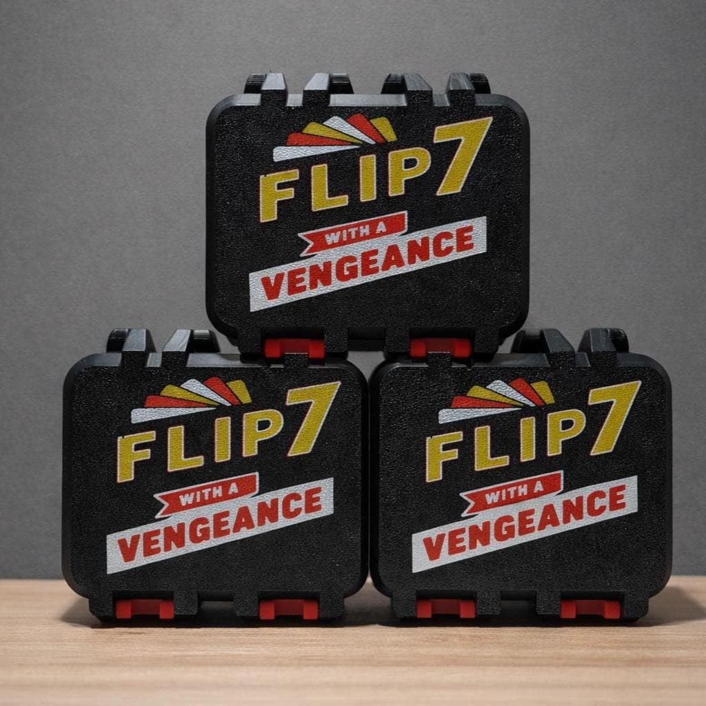 Flip 7 With a Vengeance Card Game Case, 3D Printed Holder, Tabletop  Accessory | eBay