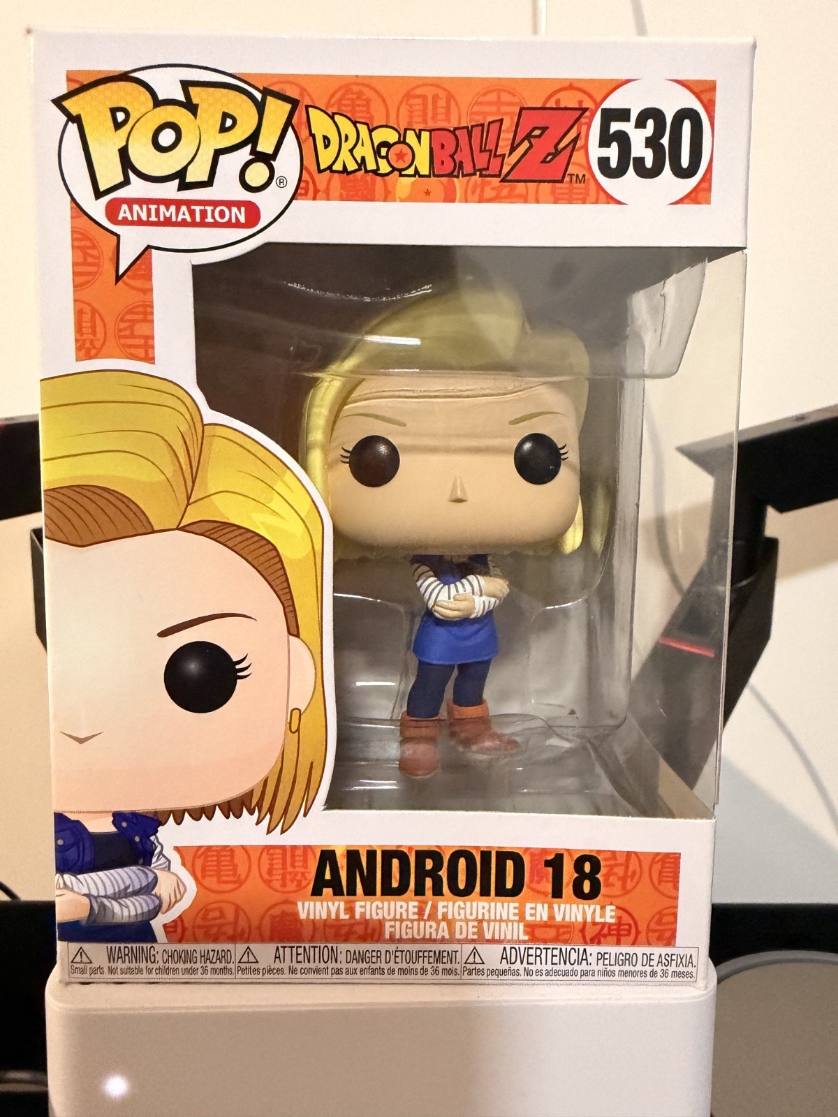Funko Pop! Animation Dragon Ball Z Android 18 Vinyl Figure # 530
