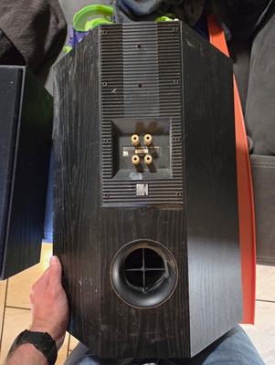 KEF C200 SW passiver Subwoofer 250W RMS 4 Ohm schwarz, Bananenbuchse