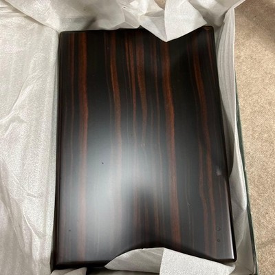Japanese writing box Inkstone box ebony wooden text box storage box with lid cal