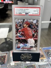 SHOHEI OHTANI PSA 10 💎2018 TOPPS HOLIDAY Metallic Snowflake  #17 Rookie RC