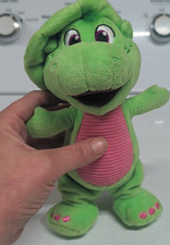 Fisher-Price Barney  Friends Baby Bop Green Plush Stuffed Animal Small 2024