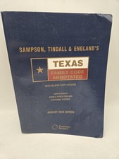 Sampson, Tindall & Englands Texas Family Code...