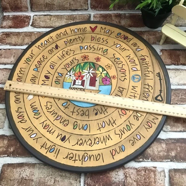 TABLE TALK 18" LAZY SUSAN 2015 STUDIO BY DEMDACO FROM ARTIST SHARON FELDSTEIN - Image 3 of 4