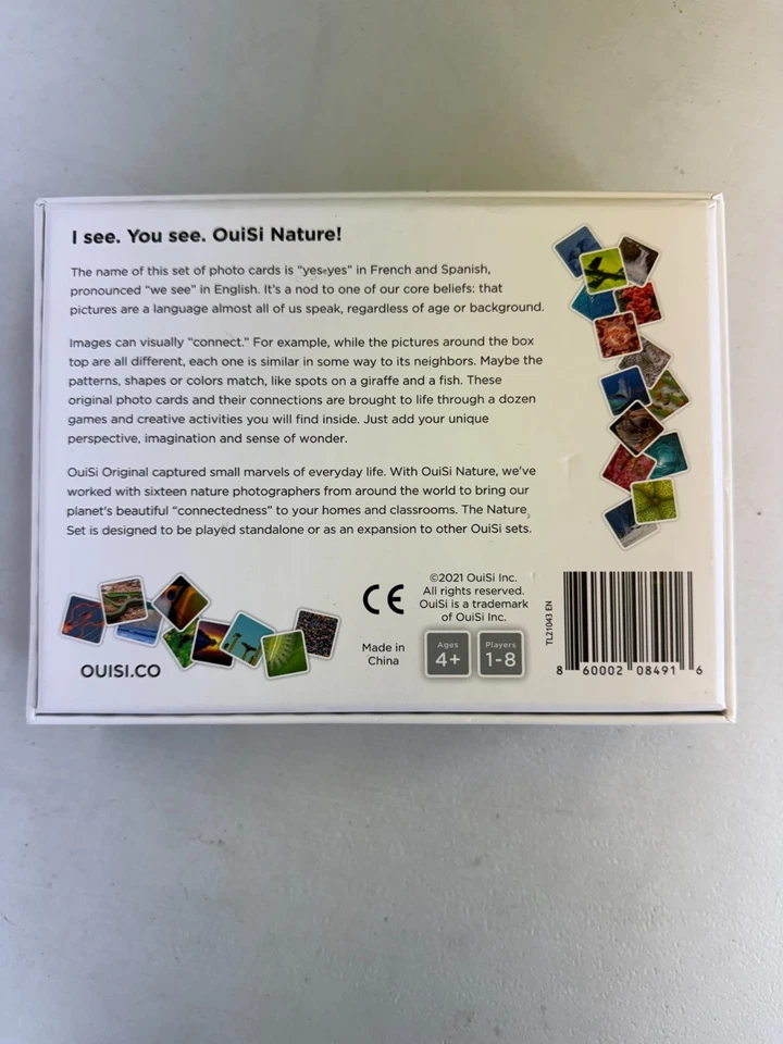 OuiSi Nature Visual Connection 210 Connecting Photo Cards Games 3 Sealed Decks - Image 2 of 4