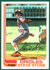 Steve Stone - 1982 Topps #419 - Baltimore Orioles Baseball Card