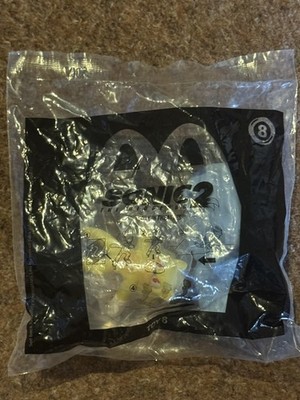 McDonalds Happy Meal Spielzeug #8 Sonic 2 The Hedgehog Super Sonic 2022 Factory Sealed