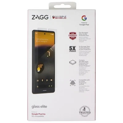 Zagg Protection Invisible ( Verre Elite) Écran Protecteur pour Google Pixel 6a - - Photo 1/4