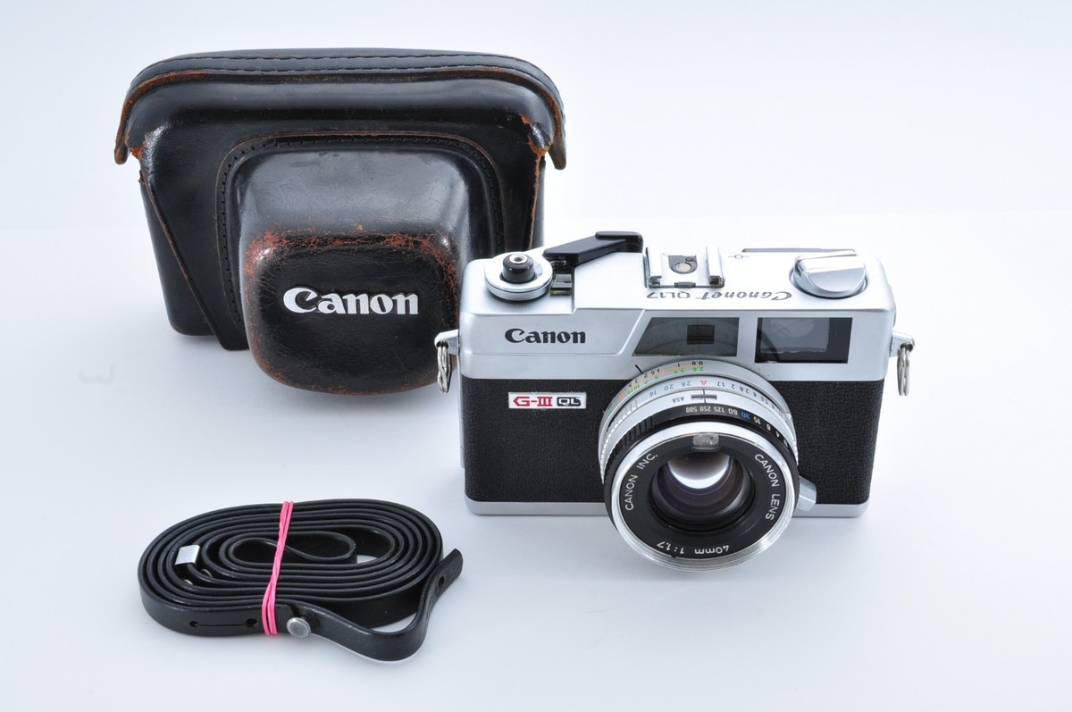 Canon Canonet QL17 G-Ⅲ G3 40mm f1.7 Canon Canonet QL17 GIII G3 40mm f1.7 Rangefinder Camera From