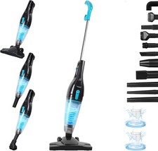 Intercleaner Corded Vacuum Cleaner, 15KPa Powerful Suction with 400W #3 Black 