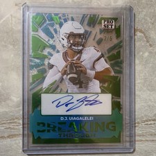 2024 Leaf Pro Set Pure D.J. Uiagalelei Stardust Autograph 2/5 Football Card