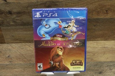 Disney Classic Games: Aladdin and the Lion King (PS4) *NEW, FACTORY SEALED*