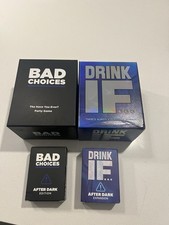 BAD CHOICES the Have You Ever   DRINK IF game set