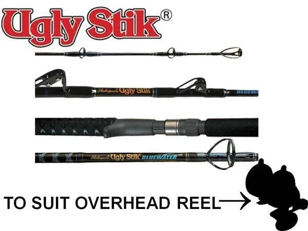 Shakespeare Ugly Stik Bluewater Overhead Fish Rod- 5' 6" 37kg 1pc- USB-JOH5637