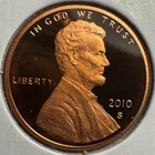 2010 S Lincoln Shield Cent 1 One Cent GEM Proof Penny San Francisco Deep Cameo!