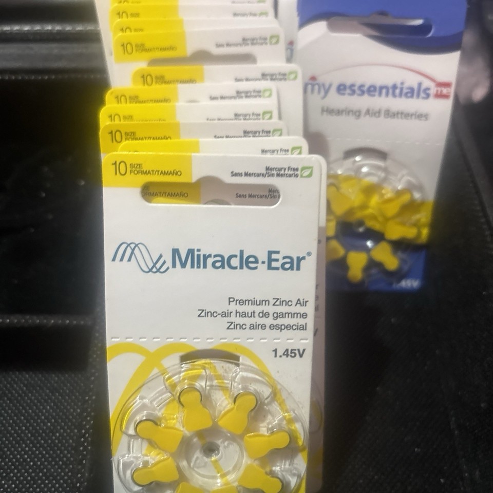 Multipolar Ear Battery Miracle Ear Hearing Aid Batteries Size 10 1.45 Eight Pack | eBay