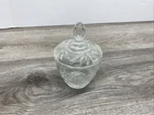 Vintage Anchor Hocking Star of David Sugar Bowl with Lid