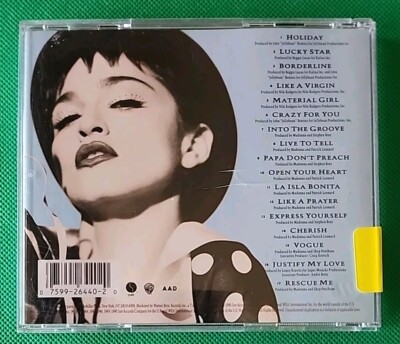 Madonna - Immaculate Collection (CD, 1990, Warner Bros) [17 Tracks