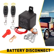 Remote Car Battery Power Disconnect Cut Off Isolator Kill Switch System Wireless