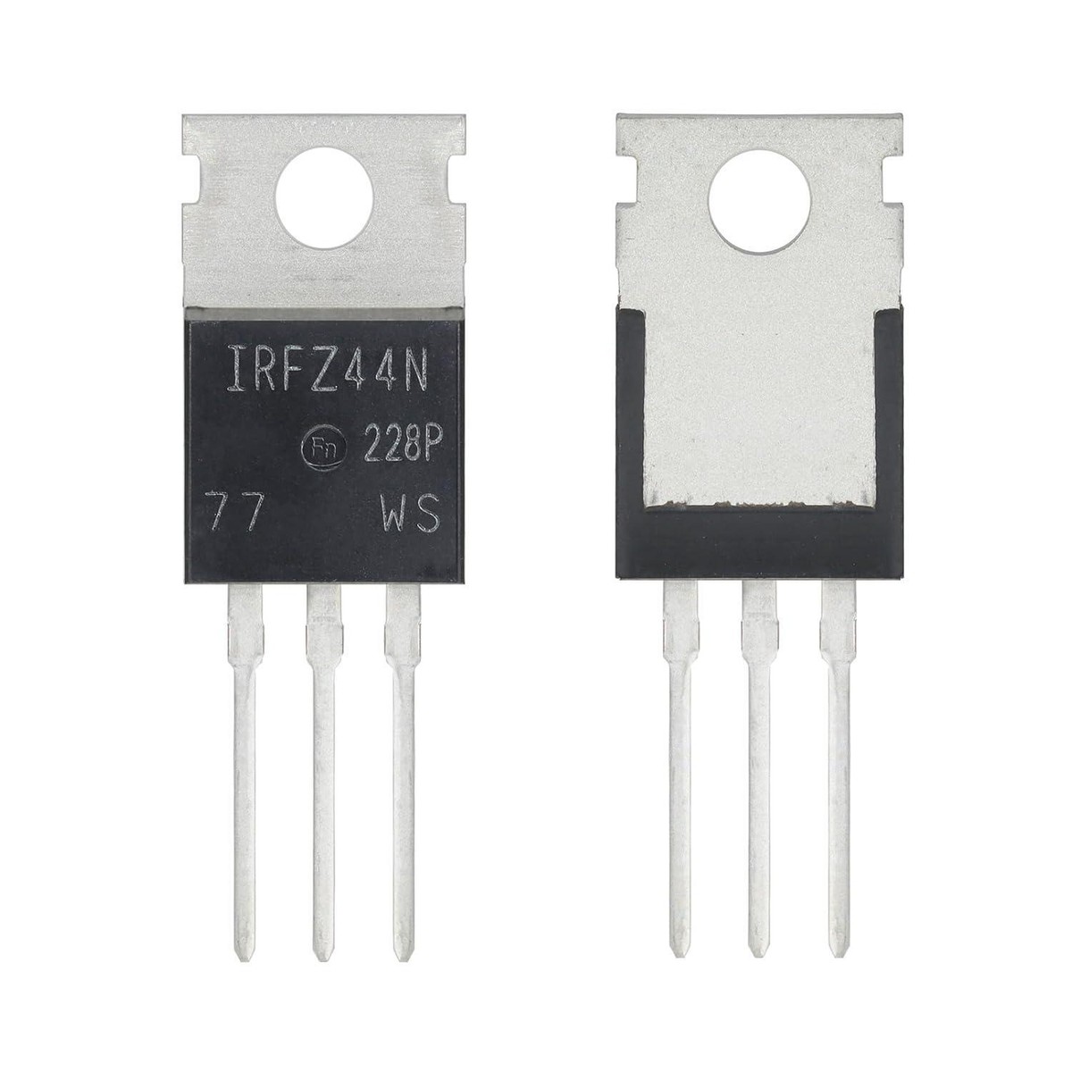 20 Piezas IRFZ44N Transistor MOSFET Canal N 55V 49A - Componente Electrónico TO220 Para Proyectos Y Experimentos