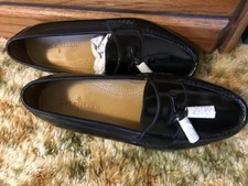 Cole Haan Neu Herren Schuhe Schwarz Leder Gr. 9,5