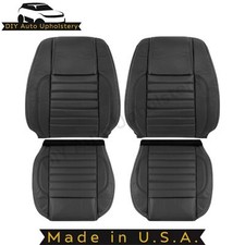 2010-2014 For Ford Mustang Gt Leatherette Front Replacement Seat Covers Black 2010-2014 For Ford Mustang Gt Leatherette Front Replacement Seat Covers Black