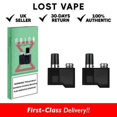 Lost Vape Orion DNA Go 2 x Replacement Pods Refillable New E Cig