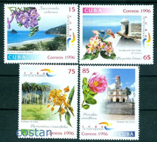 1996 Tourism,flowers,jacaranda,Begonia,Nance,Pereskia,church,Caribbean,3942,MNH