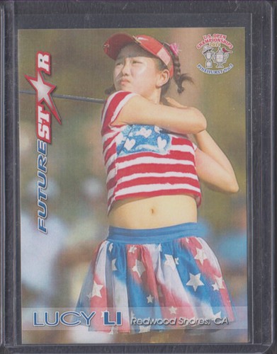 LUCY LI 2014 1/100 LPGA Tour Future Star Rookie Card RC First EVER US Open - 第 6/10 張圖片