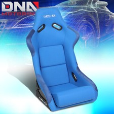 Nrg Innovations Blue Fixed Back Bucket Racing Seat Fiber Glass Large Frp-300bl