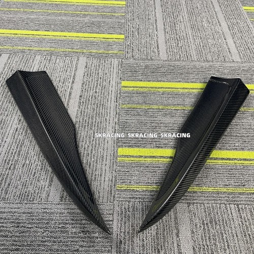 Rear Bumper Carbon Fiber Spoiler Splitters For 2008-2011 BENZ W204 C350 C300 C63 - Imagen 10 de 21