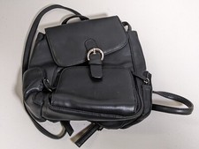 Faux Leather Adjustable Strap Backpack Purse Small 10x8x3