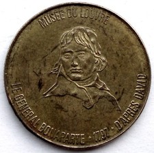 TOTAL 1969 MUSEE DU LOUVRE, LE GENERAL BONAPARTE 1797 Token II8.3