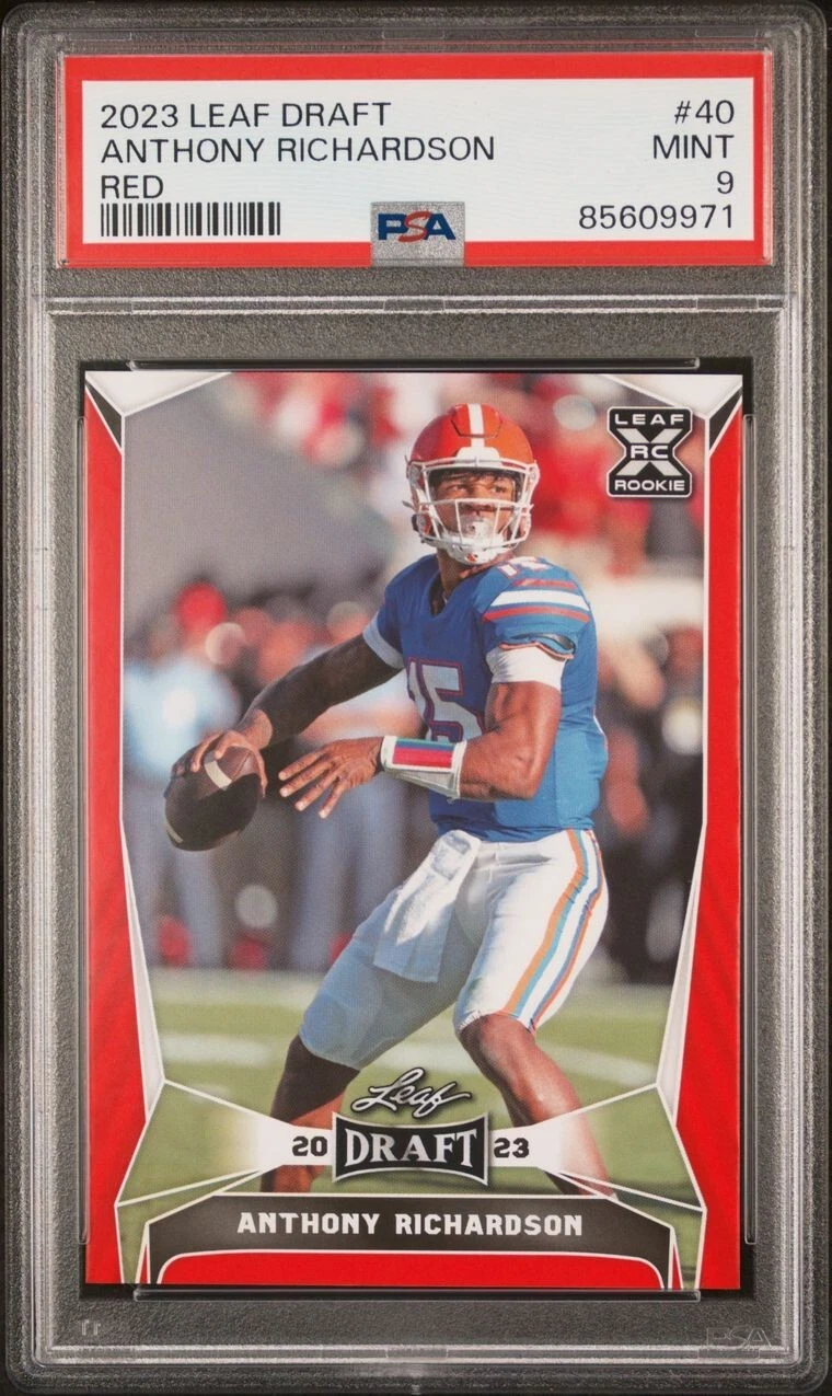 Anthony Richardson Leaf Draft #40 Red