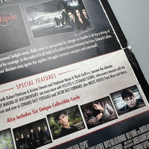 The Twilight Saga: Eclipse 2 Disc DVD Collectors Edition 6 Card Gift Set - Picture 11 of 11