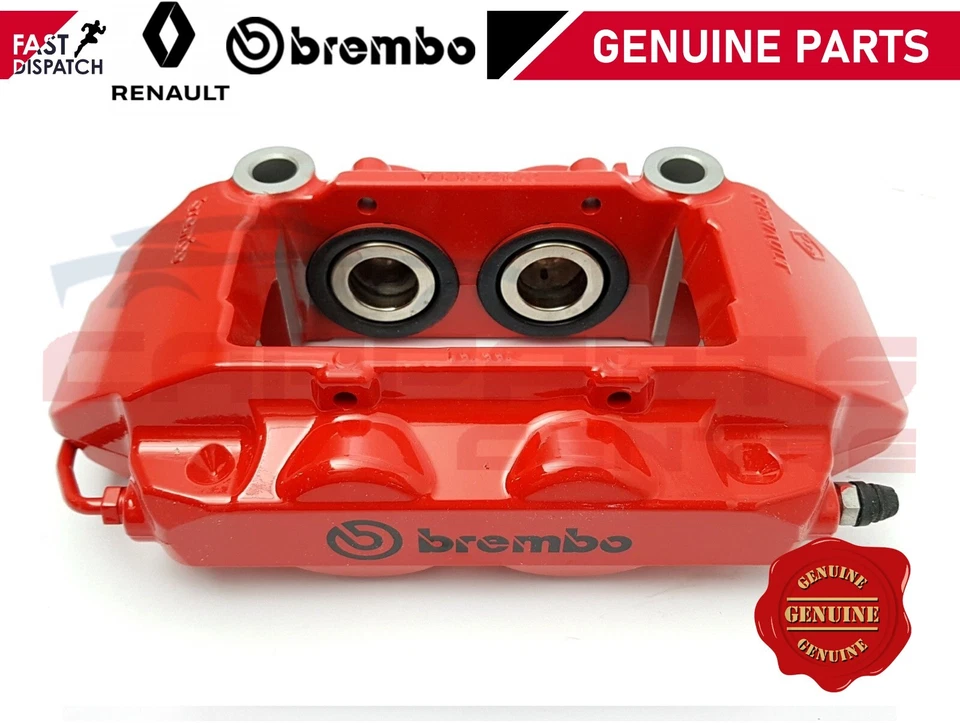 FOR RENAULT CLIO SPORT 197 200 MEGANE SPORT RS 225 230 FRONT BRAKE CALIPERS RED - Image 2 of 4