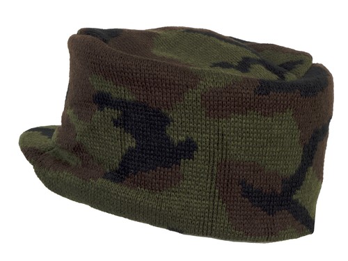 Top Headwear Men's Flat Top Red Star Camouflage Beanie with Visor Small/Medium - Picture 2 of 2
