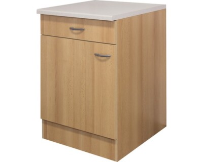 Flex Well Unterschrank mit Schublade und Drehtür Nano BxTxH 60 x 60 x 85 cm buch