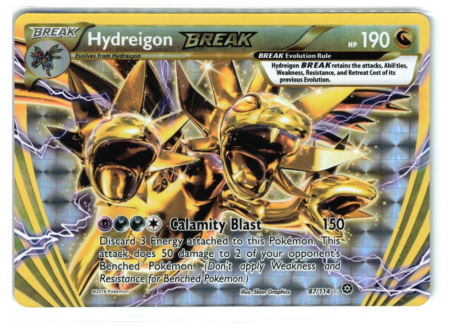 Hydreigon BREAK 87/114 XY - Steam Siege for sale | eBay