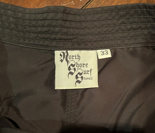 North Shore Surf Hawaii Vintage Satin Board Shorts, Men's 33 - Picture 4 of 5
