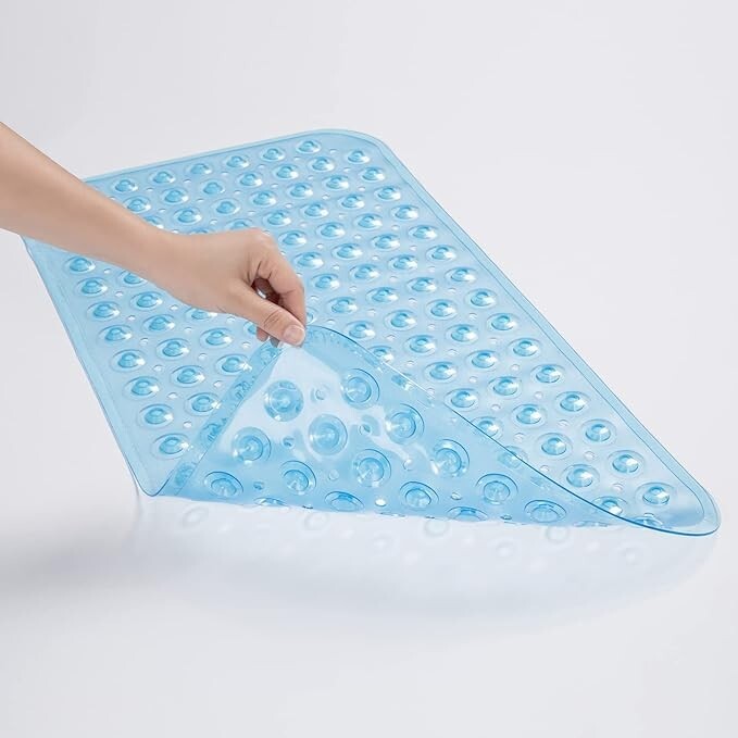 Non-Slip Shower Mats with Suction Cups and Drain Holes, Bathtub Mats Bathroom